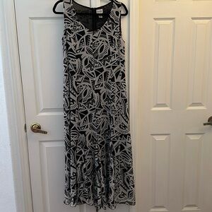 Chico’s 100% Silk Maxi Dress Size 1